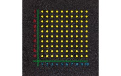 Co-ordinates Grid Dots