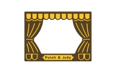 Punch and Judy Theatre Play Panel